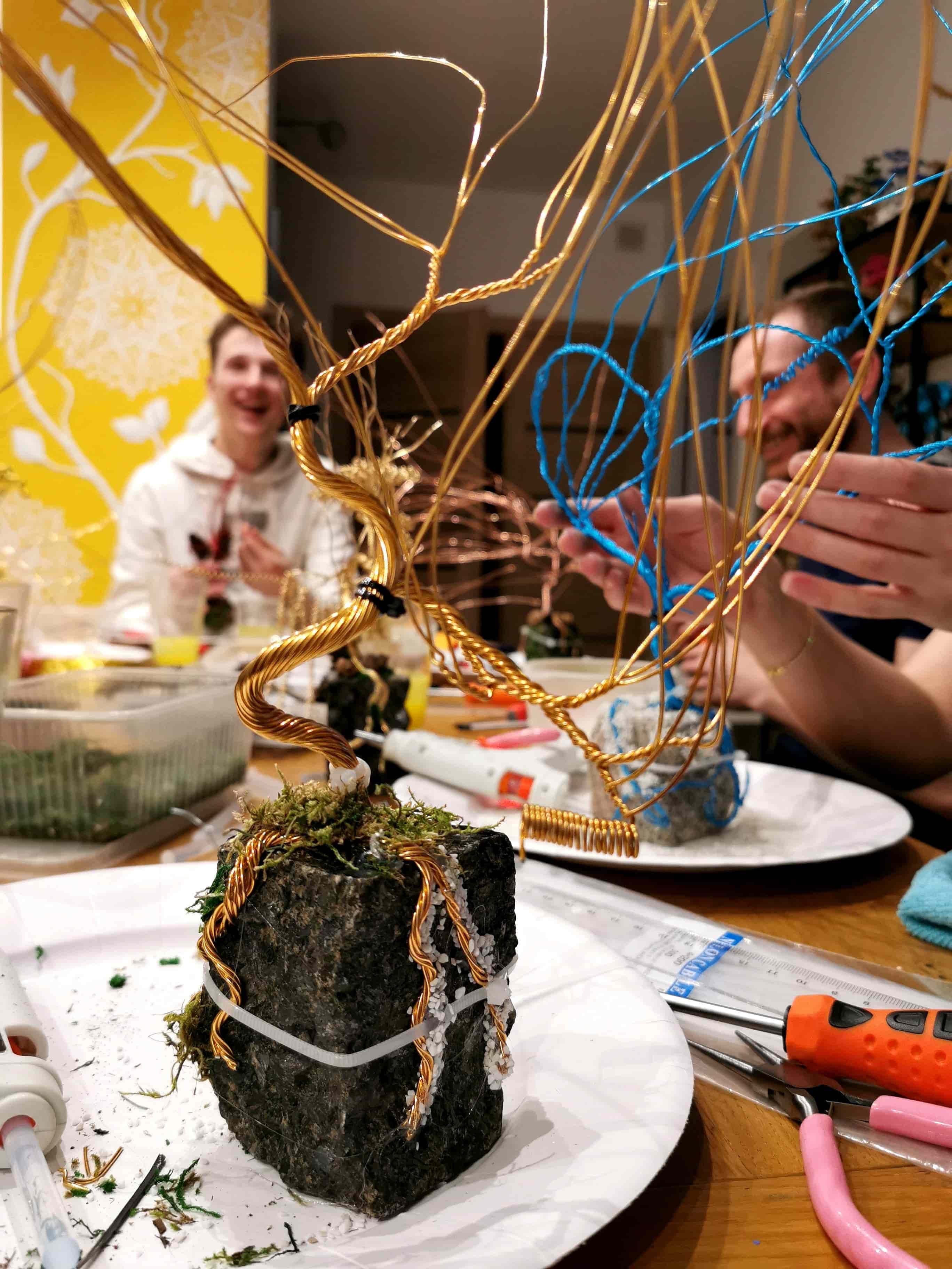 warsztaty z rękodzieła HandmadeTr ... stań artystą, radosna atmosfera